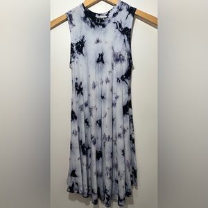 Girls Nordstrom Easy Knit Dress - NWOT - Size L (10 - 12) - Navy Tie-Dye